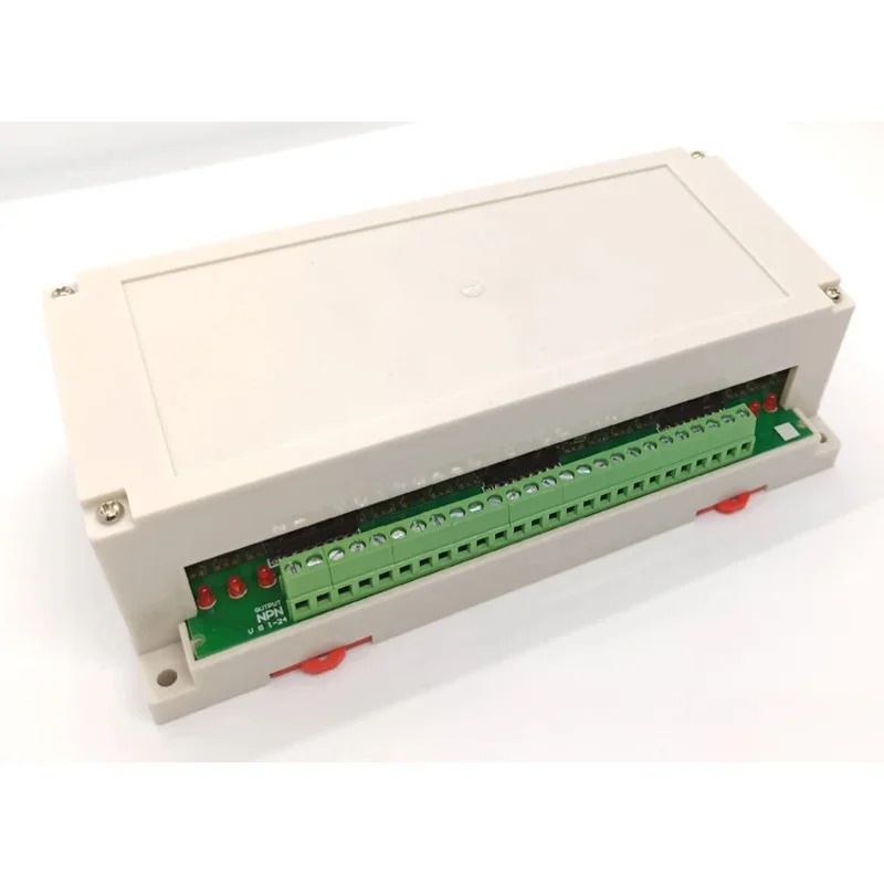 24 Channels 220V Optocoupler Isolation Module/220V Detection Module/AC Power Detection/card Guide Rail