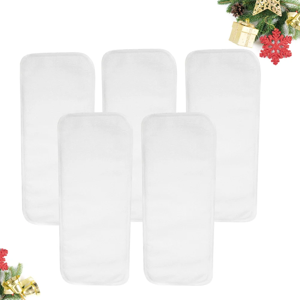 5Pcs Breathable Baby Piss Mat Waterproof Nano Fiber Infant Cotton Pad Soft Washable Bed Protector Baby Pad Infant Piss Mat