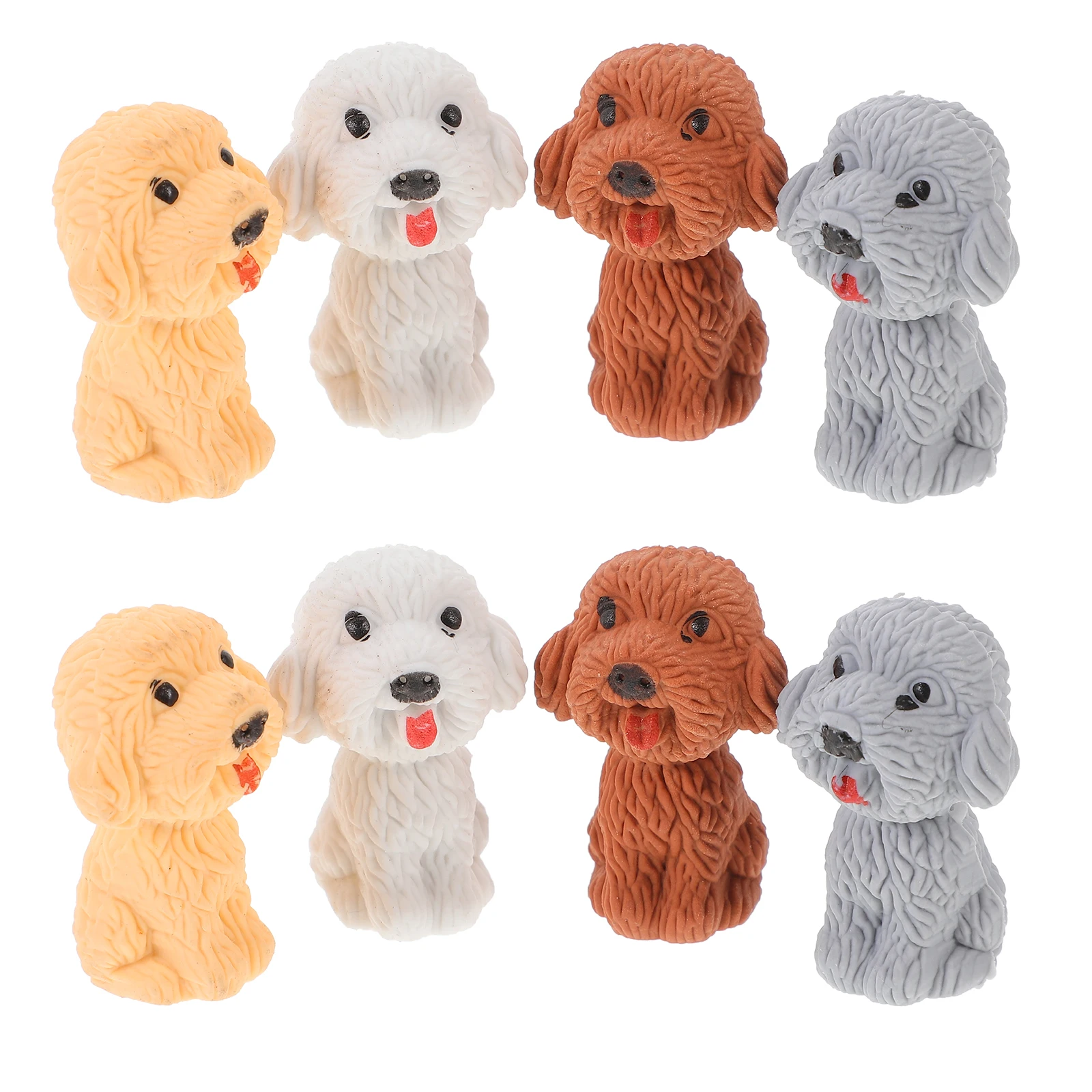 36 個犬かわいいミニポータブル消しゴムバルク文具用品漫画鉛筆消しゴムオフィス描画装飾用途愛らしい