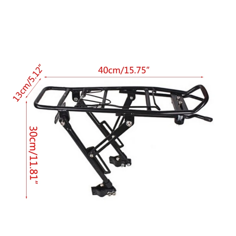 yunyun Bike Bicycle Cargo Rack Rear Bike Rack for Back of Bike for Carrier Rack Quick Release Mountain Road Bicycle Rear Rack