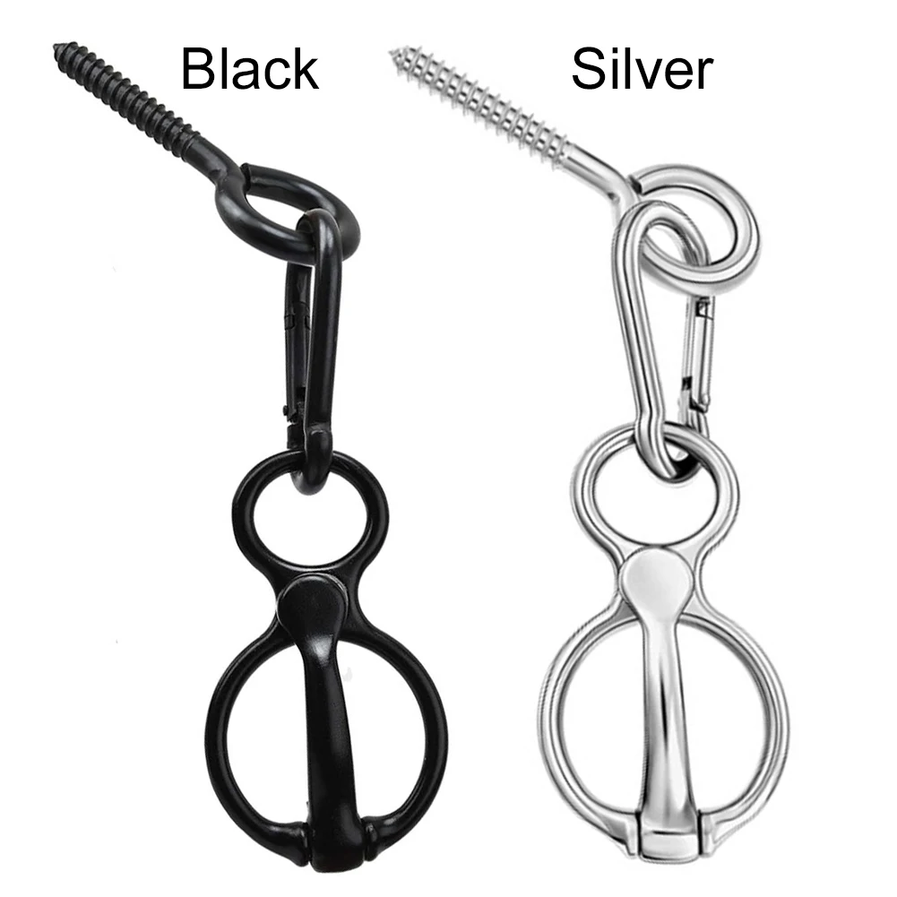 Horse Tie Ring Stainless Steel Horse Tack and Supplies Horse Accessories Horse Training Equipment for Horses