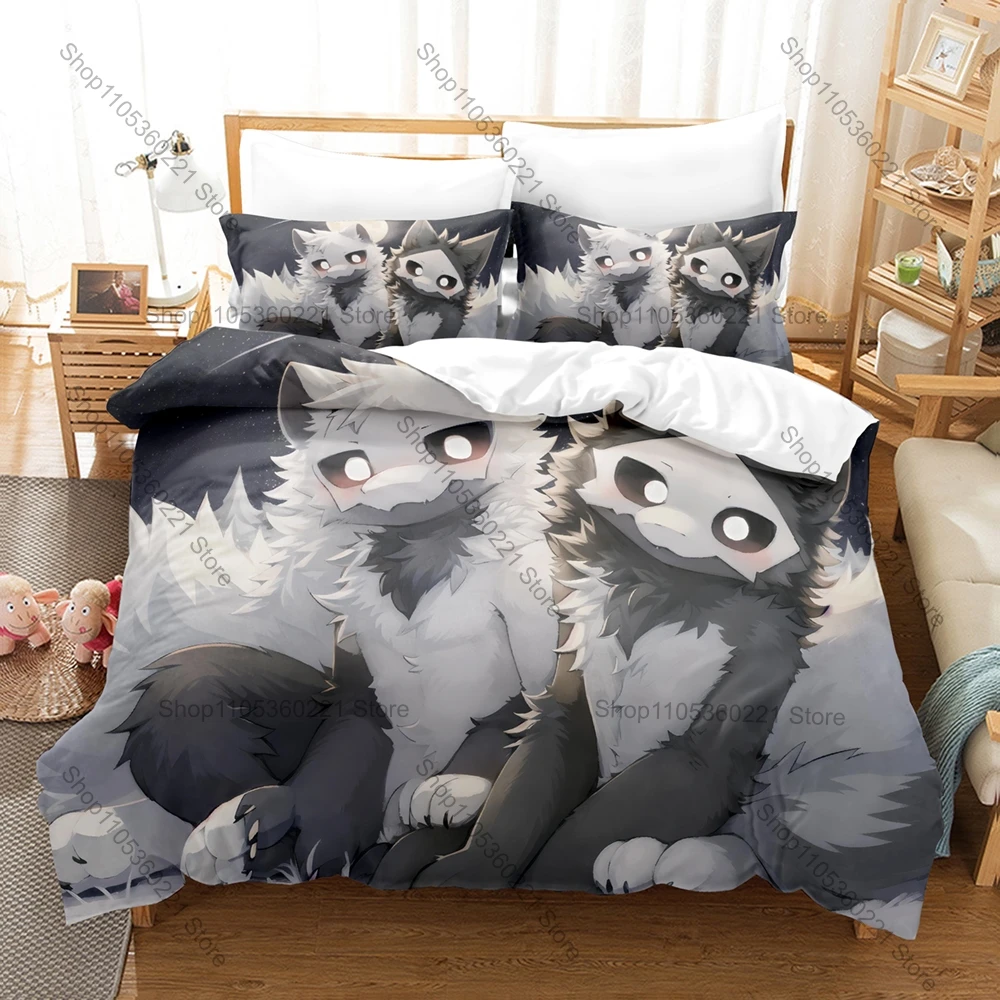 Puro Game Fan Merch Duvet Cover + 2 Pillowcases, Vivid Printed Bedding Set for Game Lovers Room Decoration