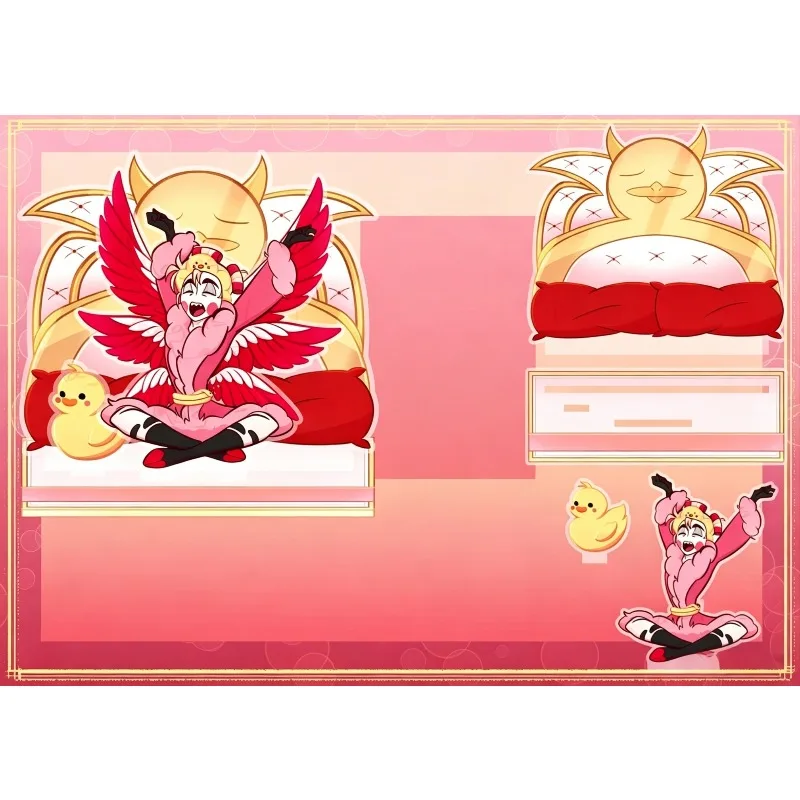 

Stand For Hazbin Hotel Lucifer Morningstar Original Acrylic Handmade Cute Cartoon Anime Pendant Gift for Daily Use and Friends