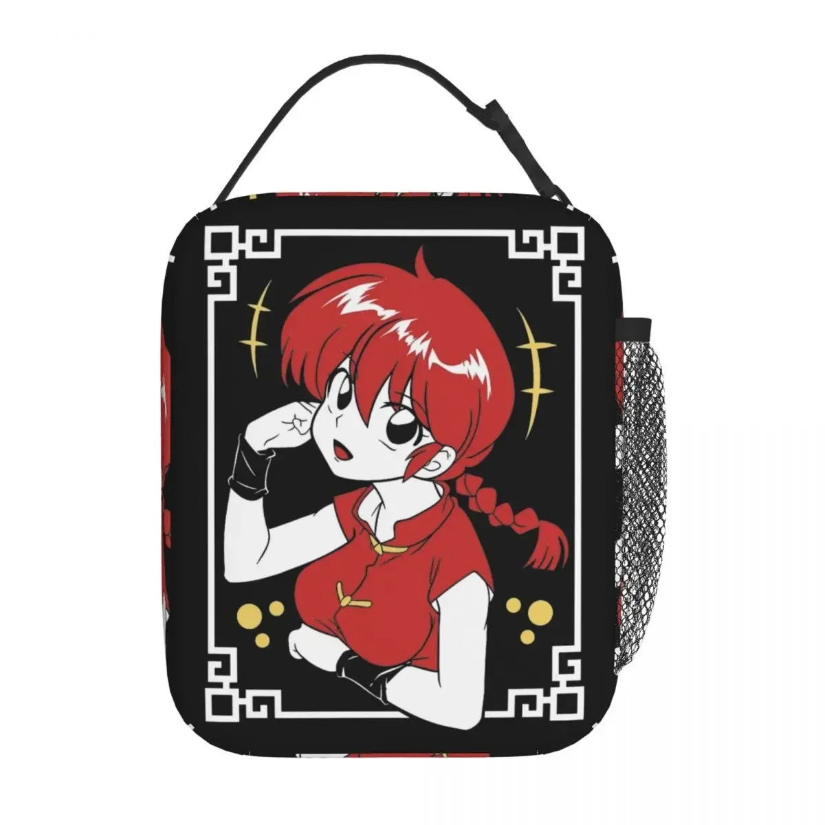 

Японская термоизолированная сумка для обеда Ranma 1/2 в стиле аниме, портативная сумка-контейнер для еды, термосумка-холодильник для путешествий