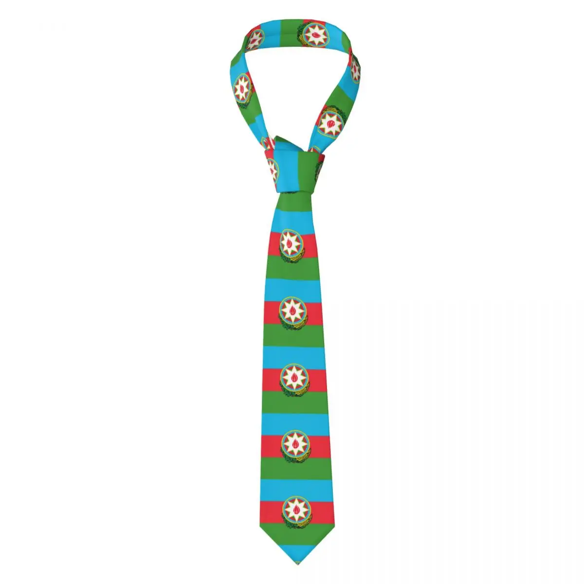 

Flag Of Azerbaijan Neckties Fashion Neck Ties for Men Accessories Gravatas Gift