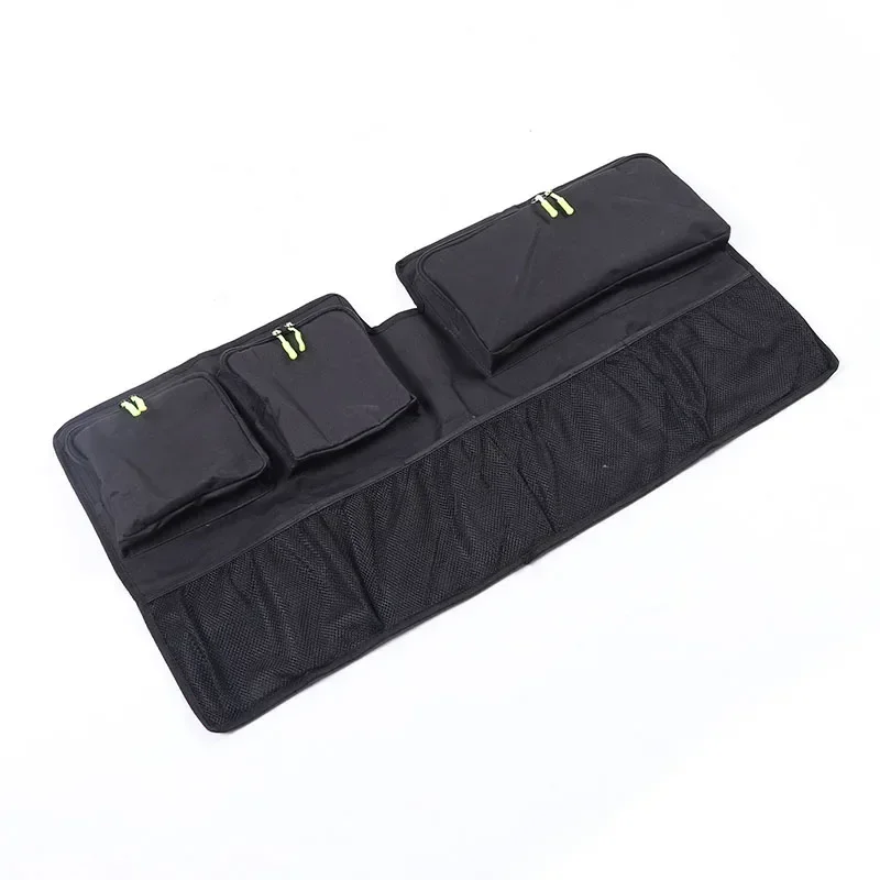 For BMW 5 Series G60 2024 Oxford Cloth Black Car Trunk Storage Bag Pocket Organizer Stowing Tidying Interior Accessories