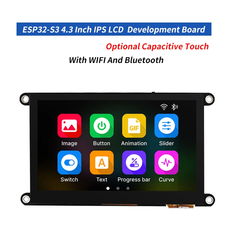 

ESP32-S3 4.3 Inch IPS LCD Development Board Display Module Optional Capacitive Touch With WIFI And Bluetooth