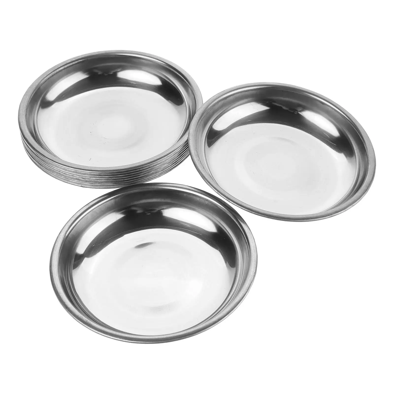 

10 Pcs Small Plate Dipping Sauce Tray Magnetic Bowls for Mechanics Hemoton Screws Condiment Food Prep