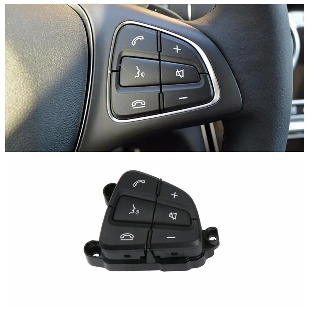 

WXZOS Кнопка синхронизации громкости на рулевом колесе для Benz 2015-2018 W205 C253