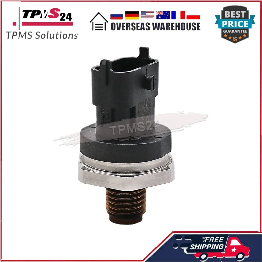 Fuel Rail Pressure Sensor For Fiat Ducato Hyundai Santa Fe Trajet XG Tucson Elantra KIA Carens Cerato Sportage 0281002475