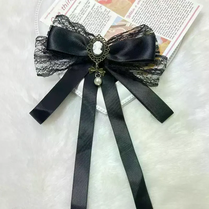 New Cloth Art Bow Tie Rhinestone Crystal Bowknot Brooches Clip For Women Wedding Party Necktie Jewelry Accessories