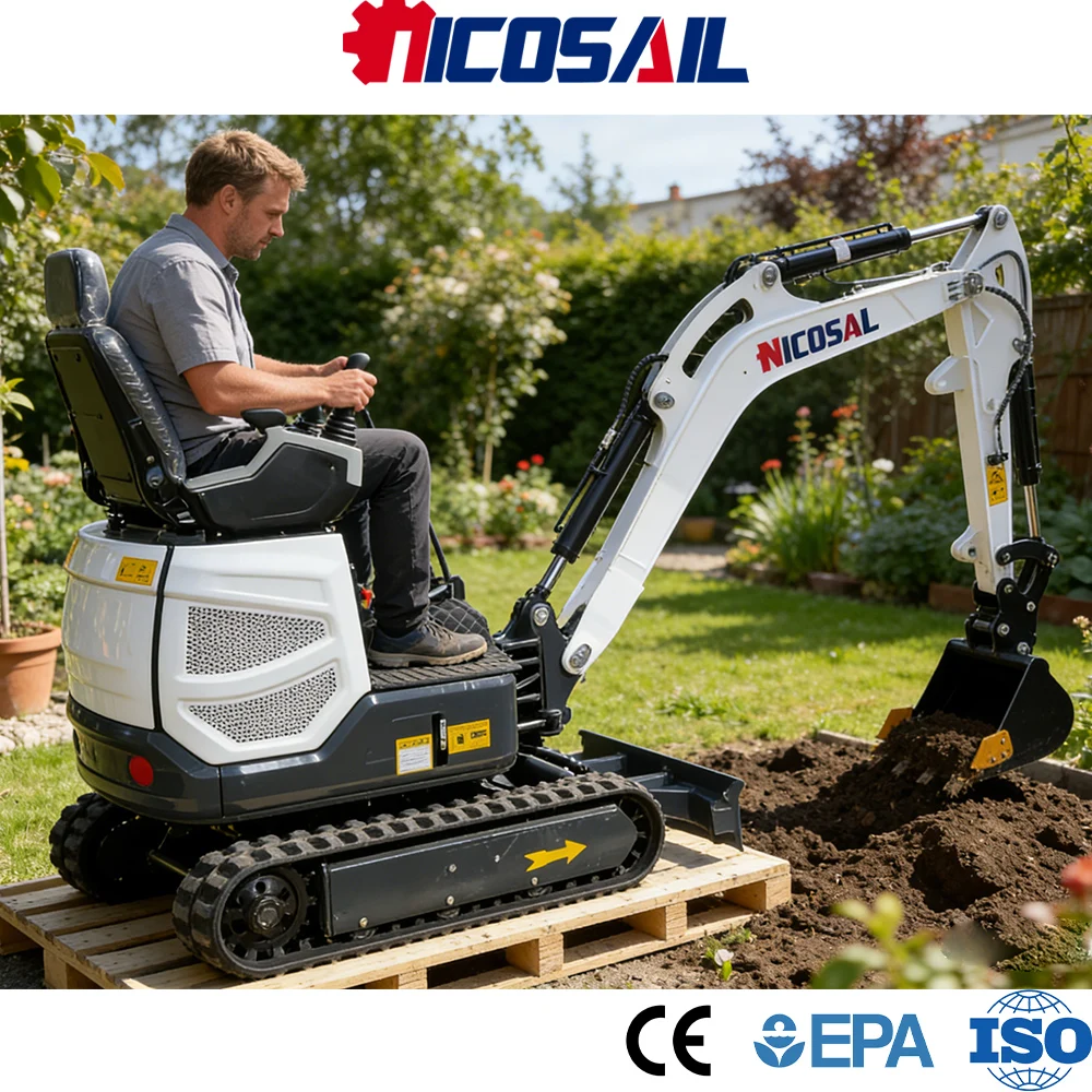

1.8 Ton Mini Crawler Digger CE Approved Euro 5 Multifunctional Stable Performance for Orchard Building Site