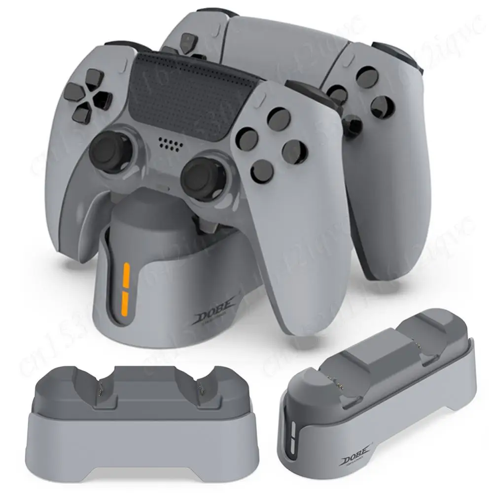 

Dual Fast Charging Station For PS5 Dual Wireless Game Controller Handle Charging Dock Stand for PS5 Joystick Gamepads with LED