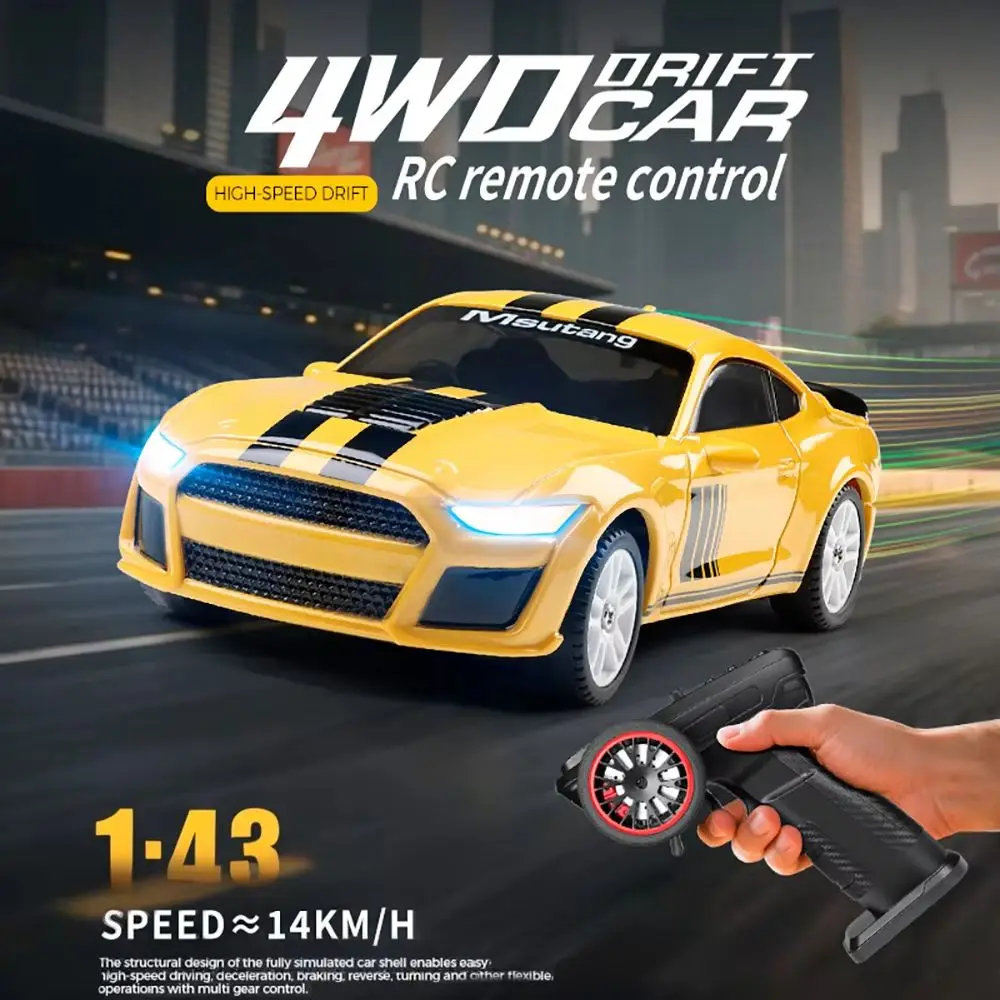 

WLtoys Новый K4308 Автомобиль с дистанционным управлением 1/43 с подсветкой 2,4G Пульт дистанционного управления Спортивный автомобиль Дрифтинг Автомобиль Модель полного привода Подарок