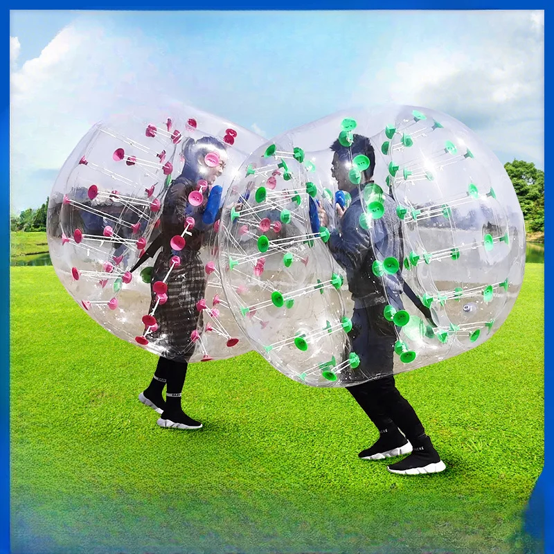 Inflatable bumper ball outdoor lawn group built human bumper ball thickened children's walking rollyo-yo ball.