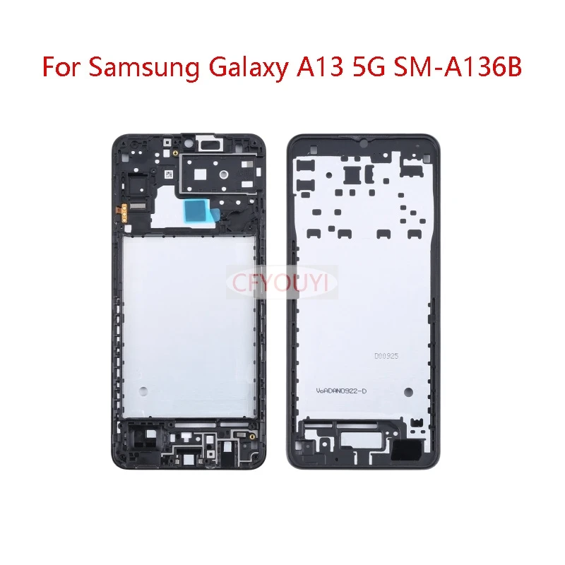 

New LCD Front Housing Middle Plate Frame Housing Repair Part for Samsung Galaxy A13 4G SM-A135 A135F / A13 5G A136B