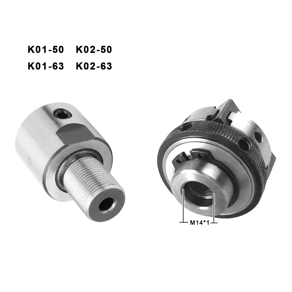 CNC Parts Lathe Chuck  Lathe Machine Parts Chuck Connecting Rod Stainless Steel M14*1 for K01-50/63 K02-50/63 Lathe Chuck