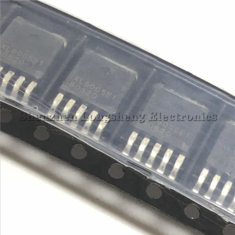 10PCS/LOT XL6005E1 TO-252-5 XL6005 LED boost constant current output power chip New In Stock