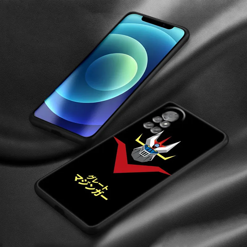 UFO Robot Grendizer Anime Case For Huawei Honor 80 70 50 NOVA 10 9 SE 8 8i Y60 Y61 Y70 Y90 5T Mate 20 Lite Pro Plus Black Soft