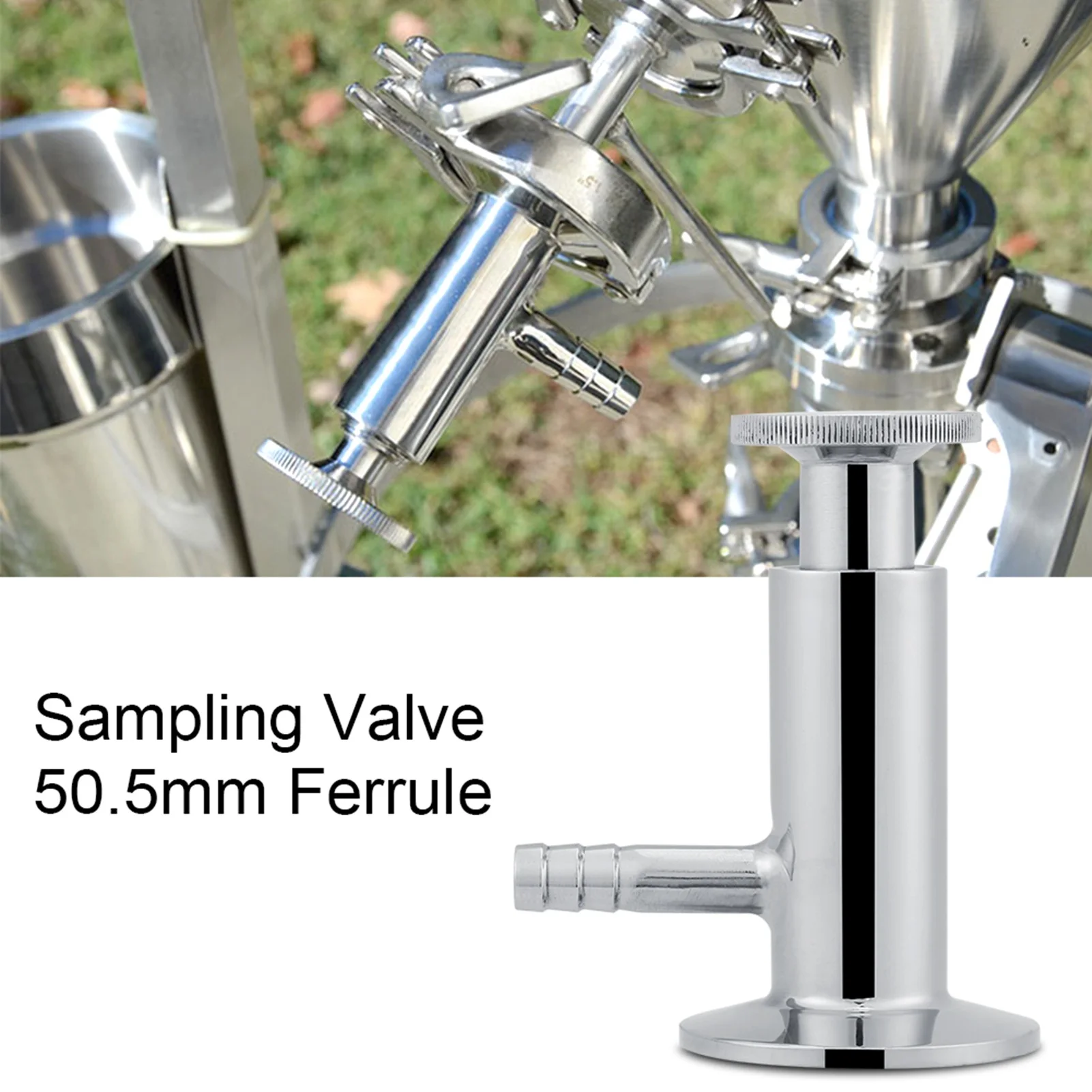 

2inch(50.5mm) Ferrule Sanitary Stainless Steel SUS304 Sampling Valve Clamp Valve SUS304 Sampling Valve Stainless Steel Valve