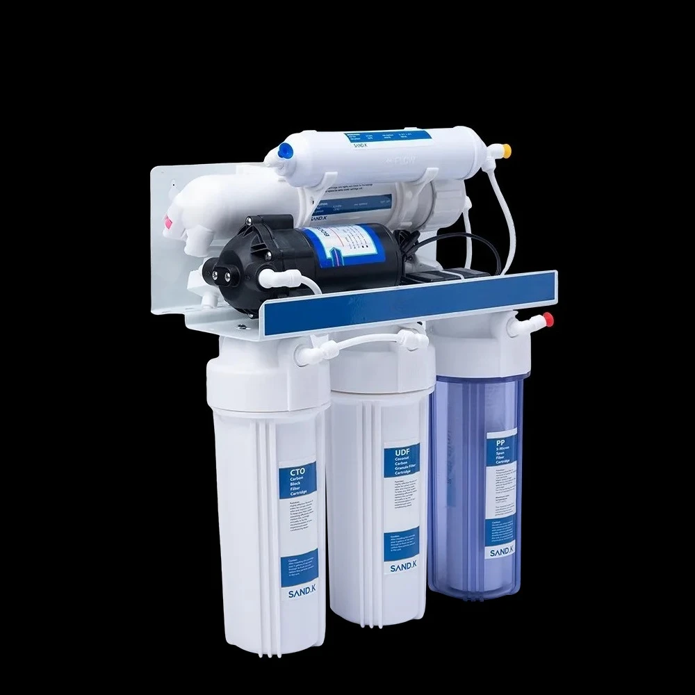 5 Stage Filtration Drinking Pure Water Household Filter With Meter Osmosis Filtration System Ro Household UF Water Purifier