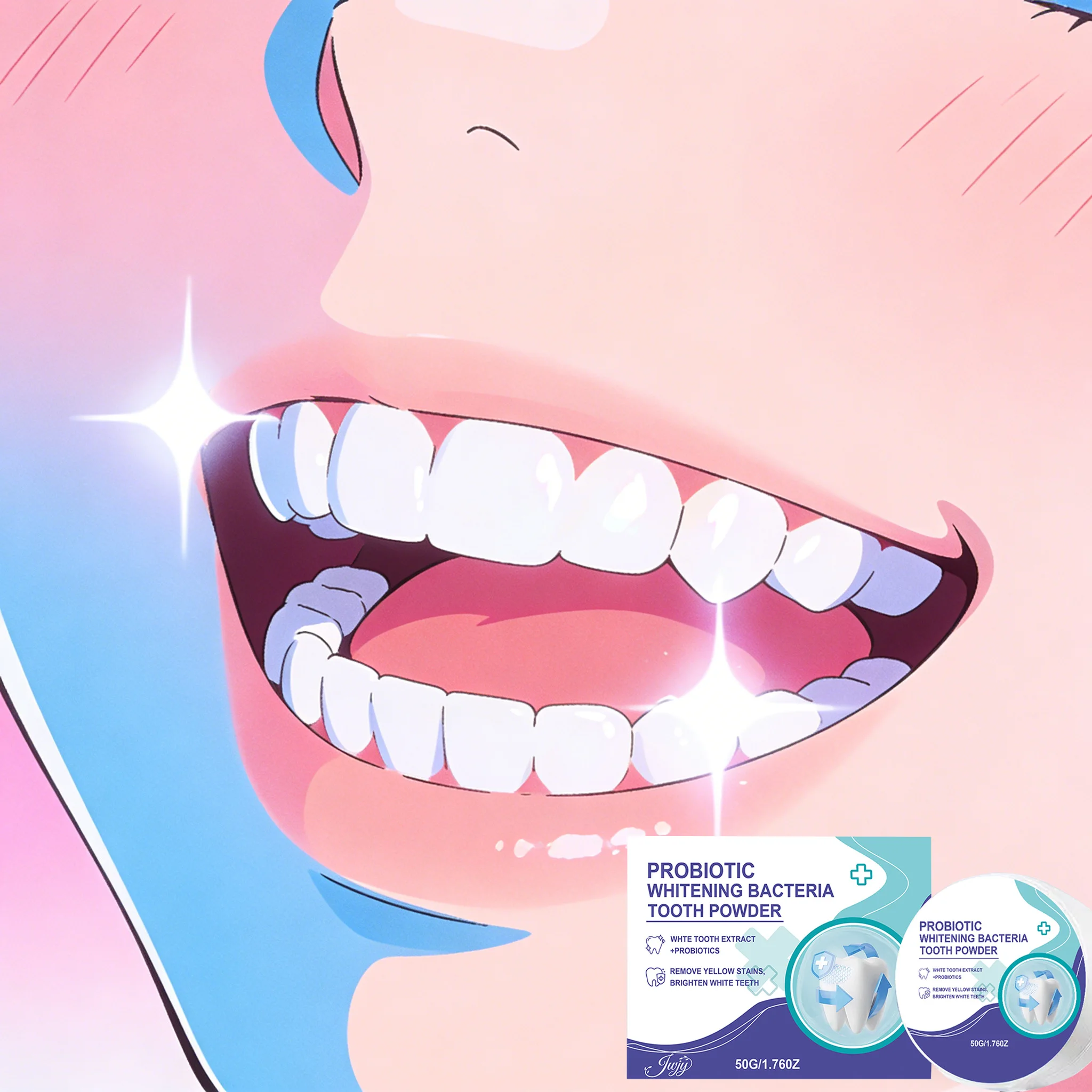 

Новейшая технология 2026 года: эффективное отбеливание зубов и удаление зубного налета (минеральный порошок)