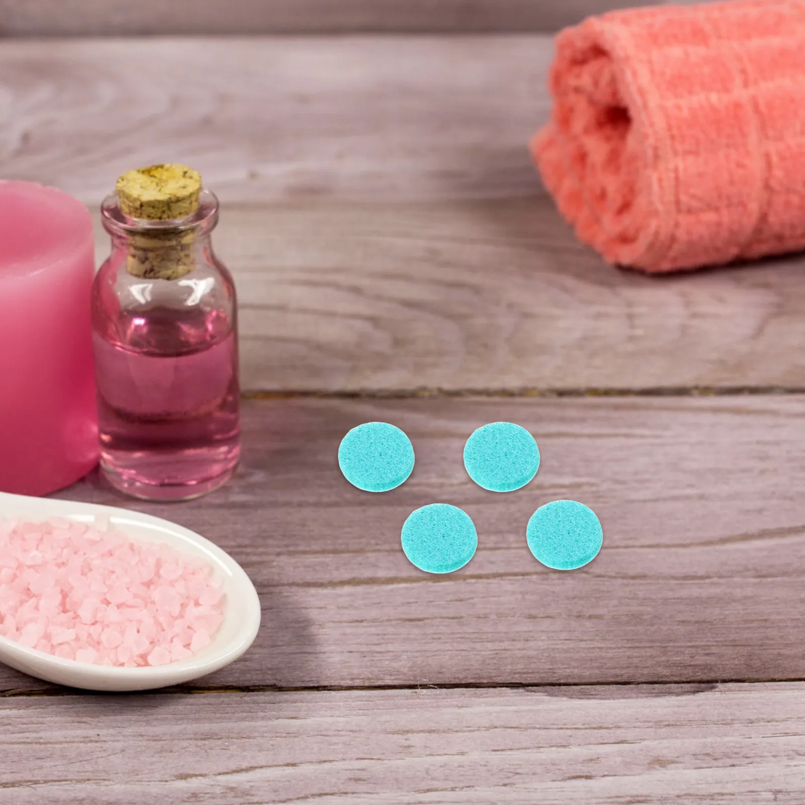 

50Pcs Cellucotton Aroma Pads Round Essential Oil Diffuser Refill for Pendant Fragrance Car Vent Humidifier Drawer Aromatherapy