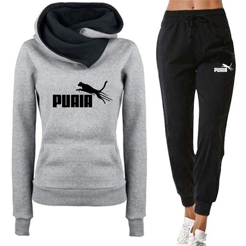 Herbst-Winter Freizeit-Sportoutfits Damen-Set/Hoodie/Hose 2026 Neuankunft Damen-Trainingsanzug Kapuzenpullover und Jogginghose – Detail 4