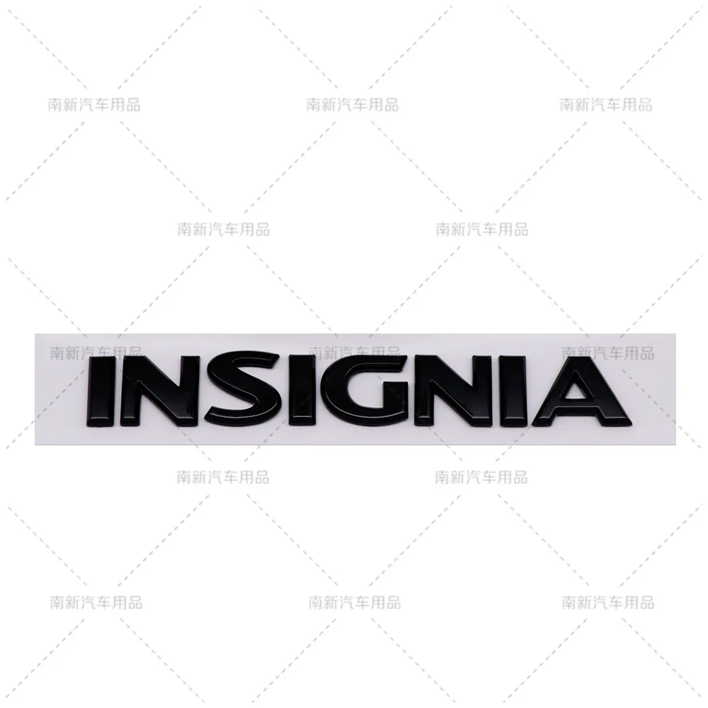 3D ABS INSIGNIA Letter Car Emblem Badge Sticker Fit Opel Insignia Rear Trunk Hatchback Sedan Car Styling Modification Decal