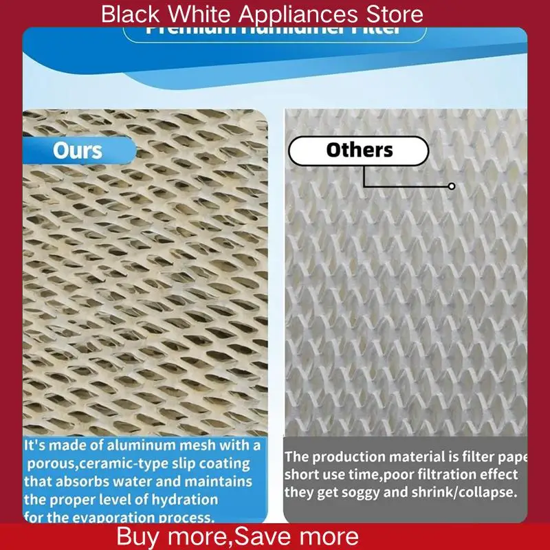 Wasserpaneel-Ersatzfilter 35 für Luftbefeuchtermodelle 350, 360 560,560 A Aluminiumgewebe-CLIM
