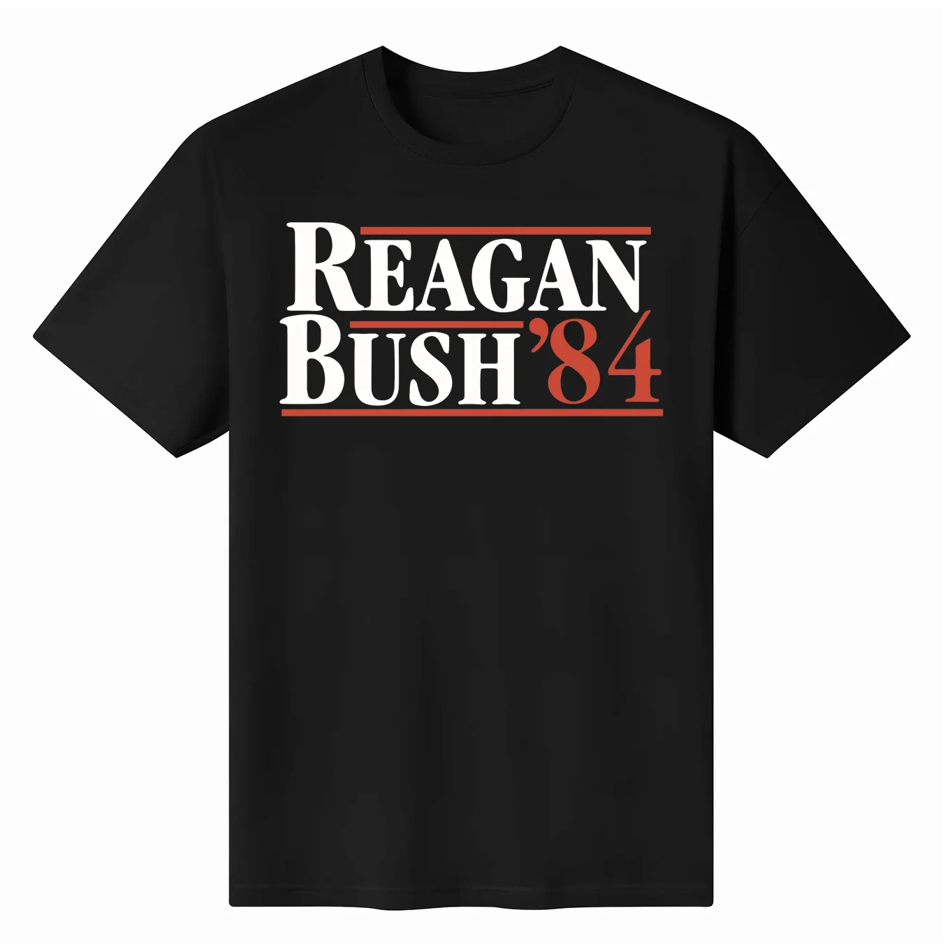 

Reagan Bush '84 1984 Campaign Poster T-Shirt Shirts Graphic Tees Sweat Men T Shirt