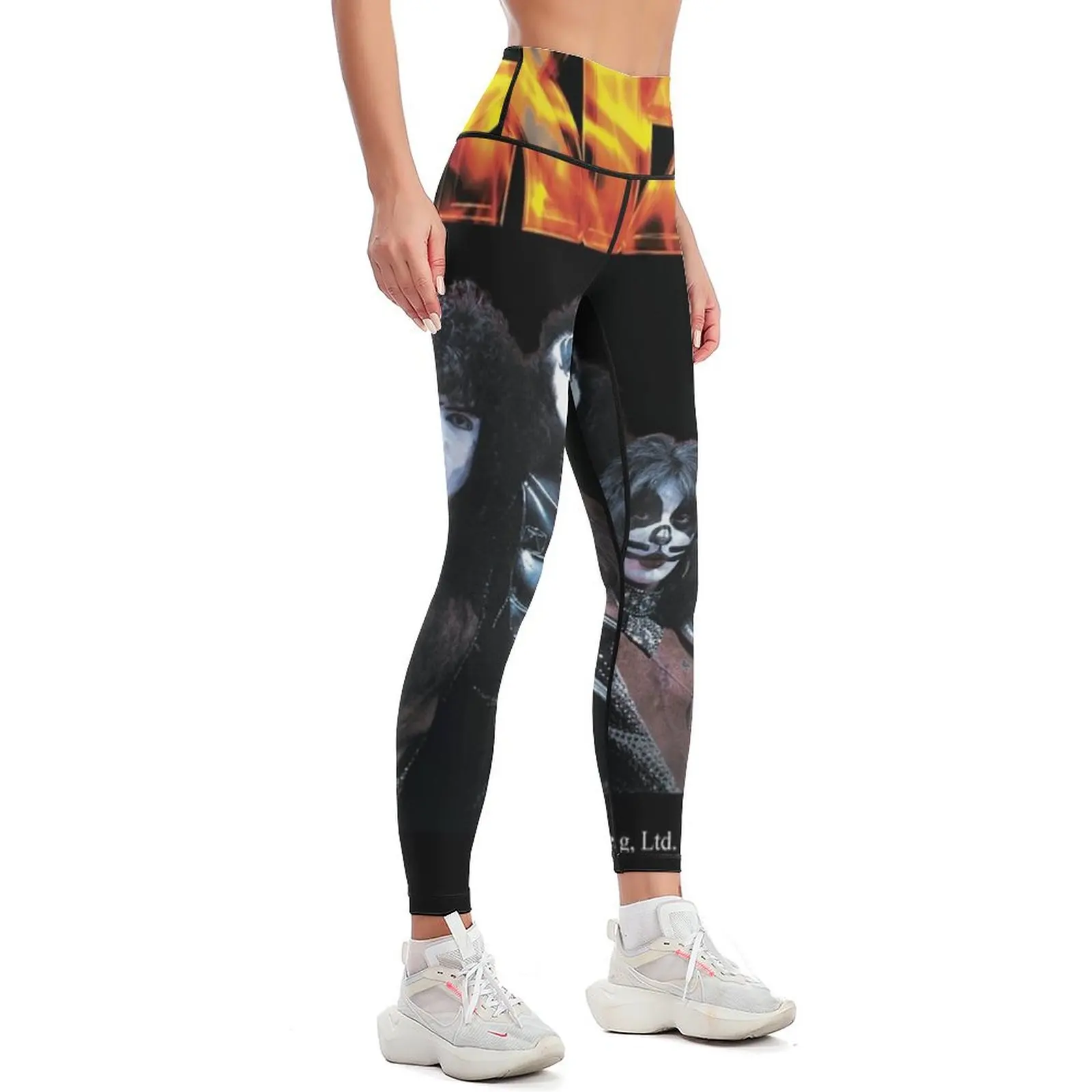 KISS Band Leggings fitness set gym Pants sport legging pants raises butt Fitness's gym clothes Womens Leggings