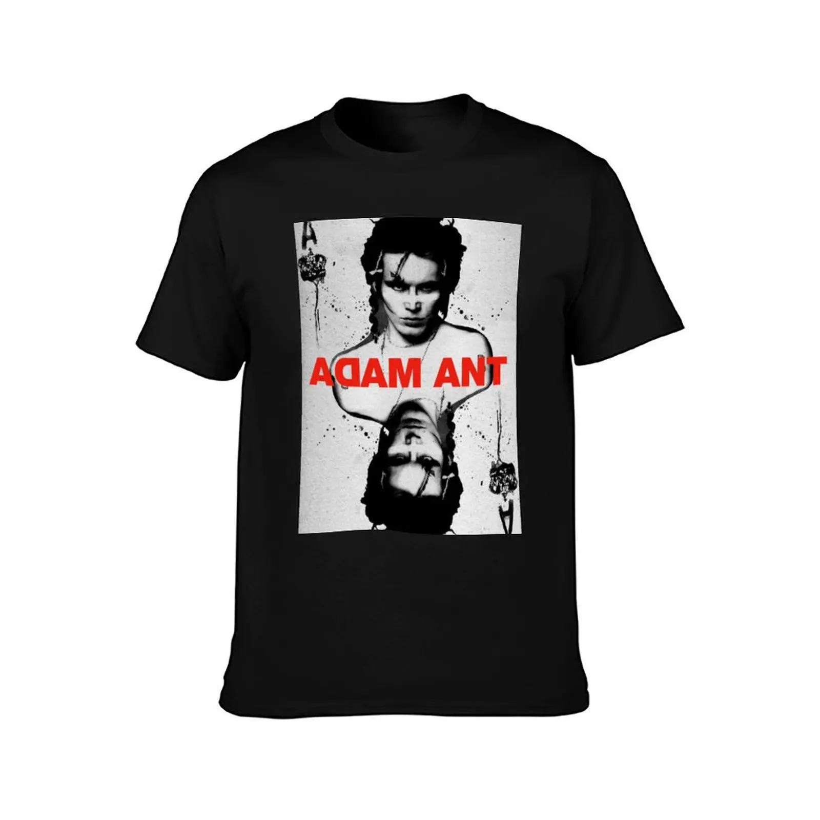 Ace of ants - Adam Ant playing card T-Shirt Casual Loose Short Sleeve Tee for Men T-Shirt