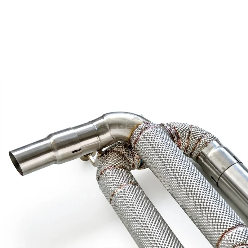 Sonicdiy Customized SS304 Rear Muffler High Performance Exhaust Downpipe for Lotus Emira 2.0T 2021-2022
