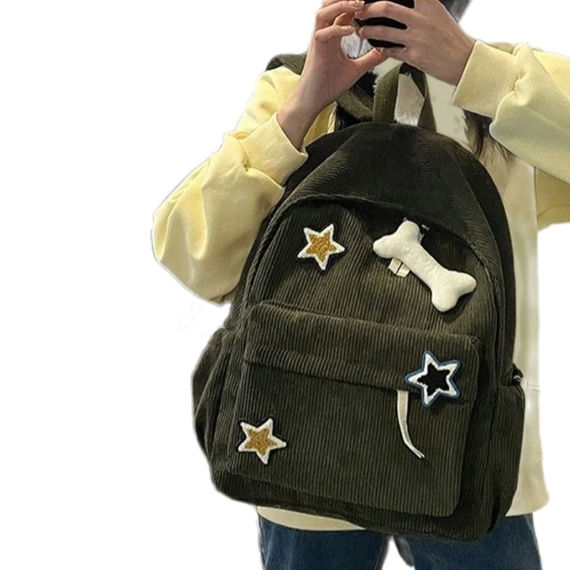 Y2K Fashion Backpack Star Pattern Bag Aesthetic Backpack Lightweight Laptop Bag for Women Perfect for School & Dropshipping