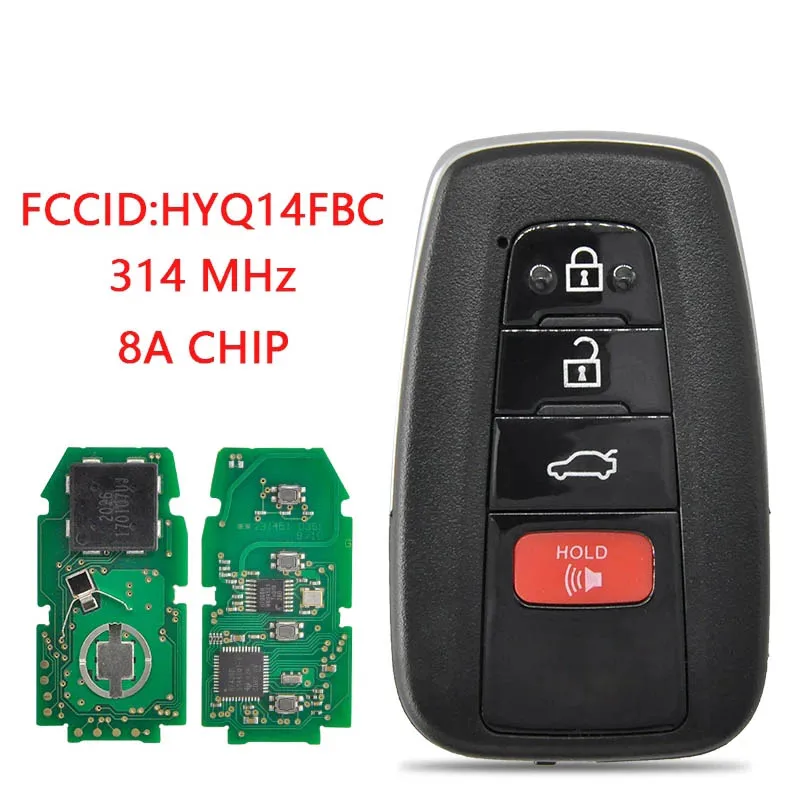 

For Toyota Camry 2018+ HYQ14FBC 89904-06220 89904-06240 Smart Remote Key Keyless 315MHz Fob CN007182