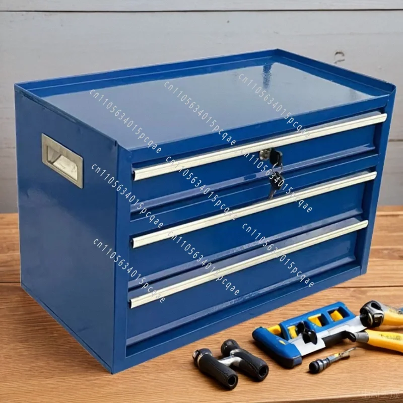 Multi-purpose Iron Desktop Tool Cabinet Metal Storage Box For Workshop Office Assembly Line Use