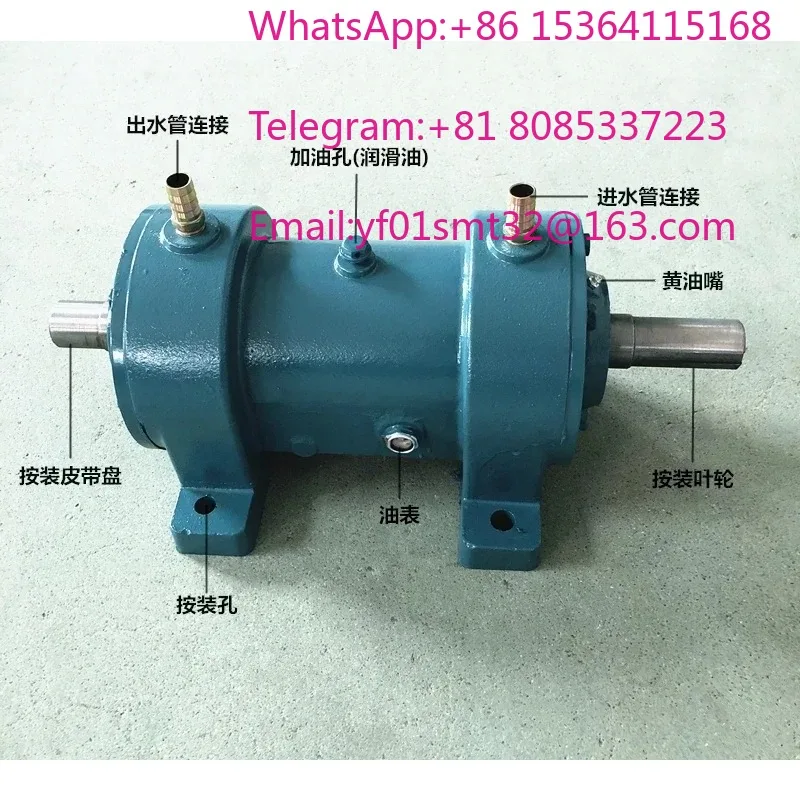 C-Type Centrifugal Fan Bearing Housing Boiler Induced Draft Fan Bearing Seat Oil Water Cooling Universal S/M/L Sizes Accessory