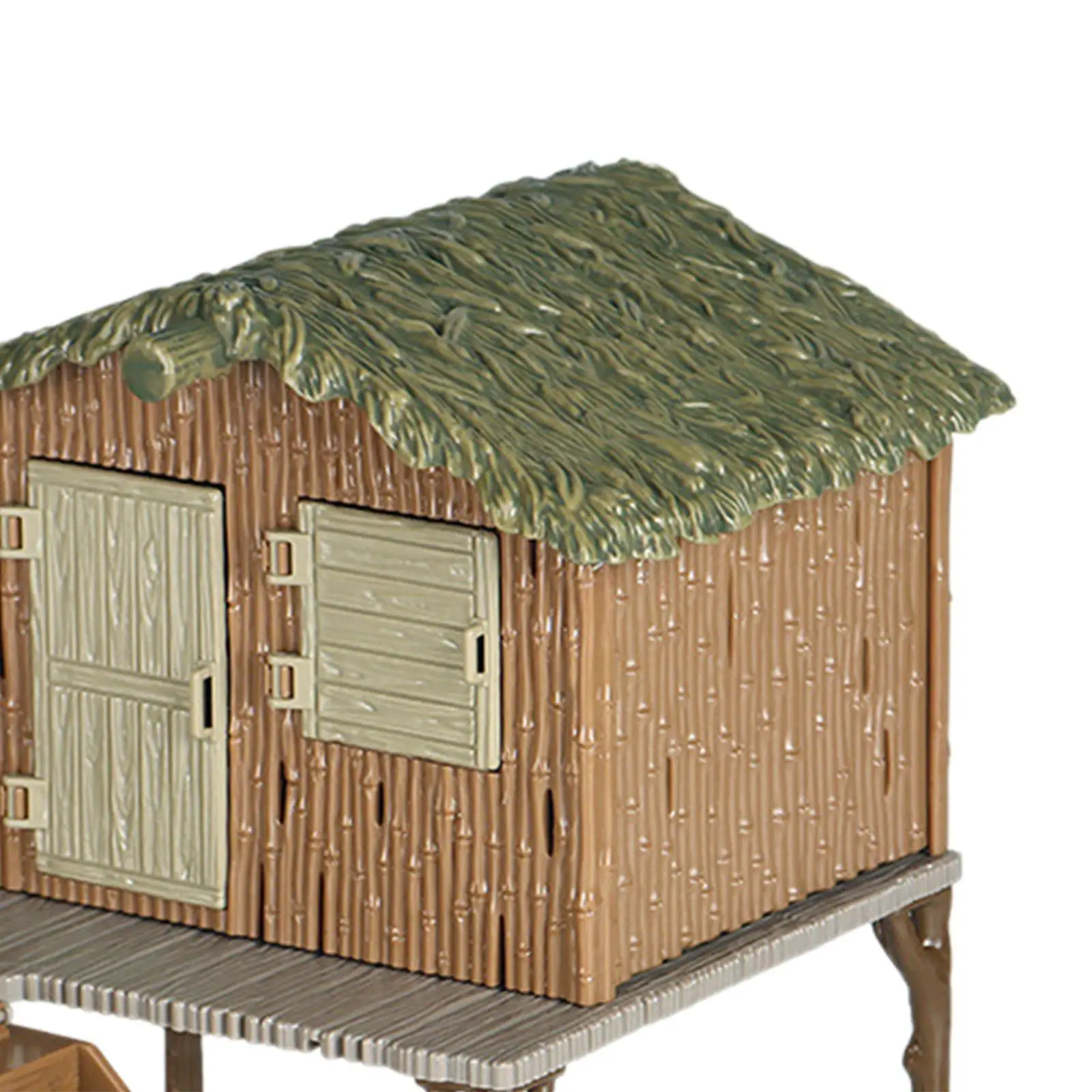 Farmhouse Building Toy Miniature for Shadow Box Projects Personalized Wooden Nursery Decor