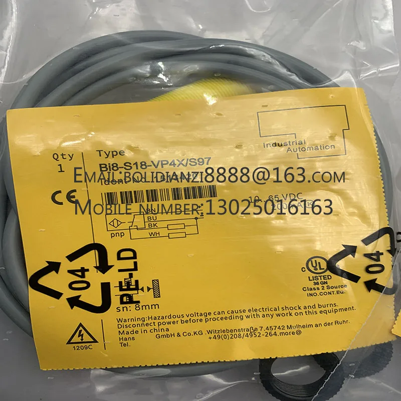 Novo interruptor do sensor de proximidade, Bi8-S18-VP4X S97, em estoque