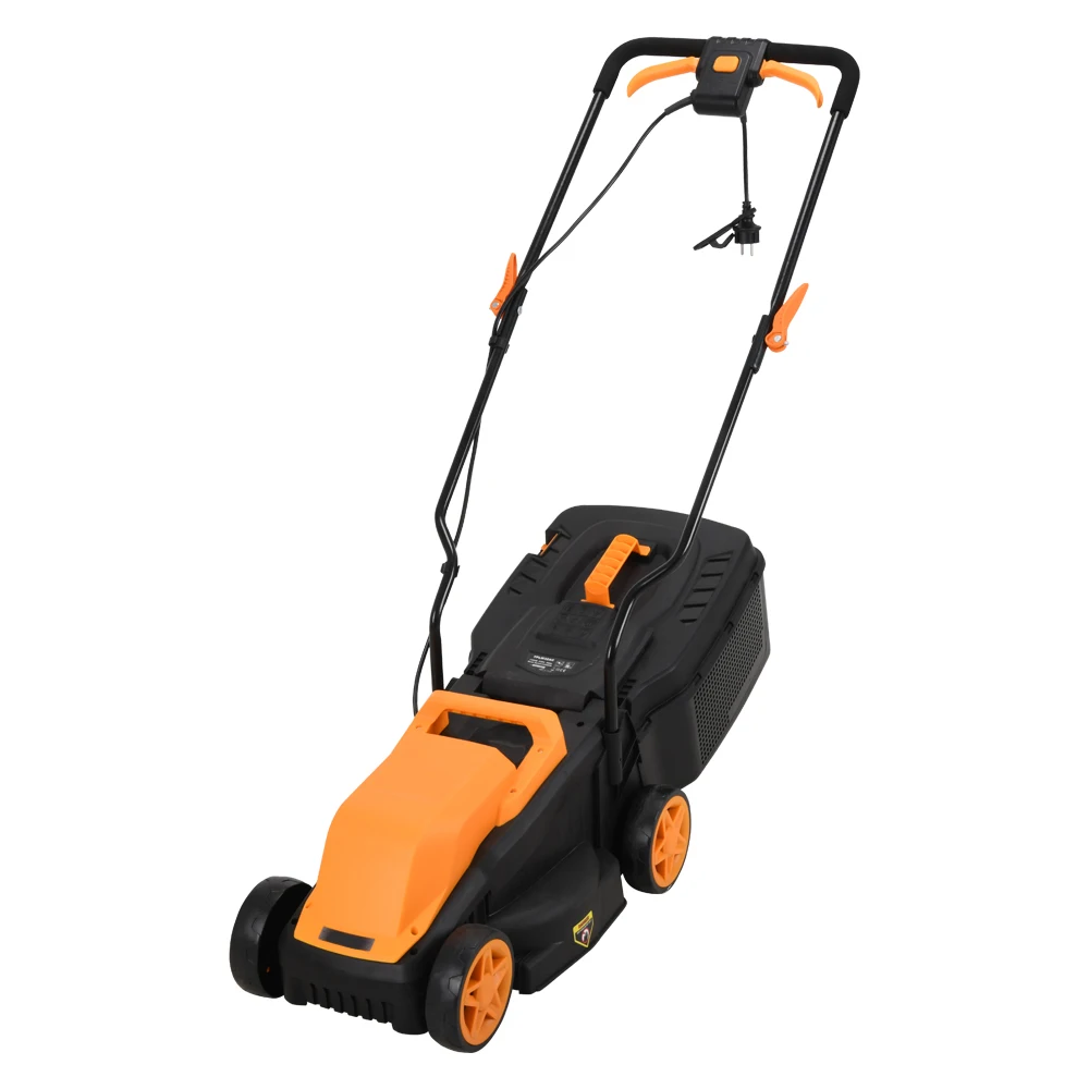 

1300W Lawn Mowers Electric Professional Push Mower Grass Cutter Garden Grass Mower With Grass Box