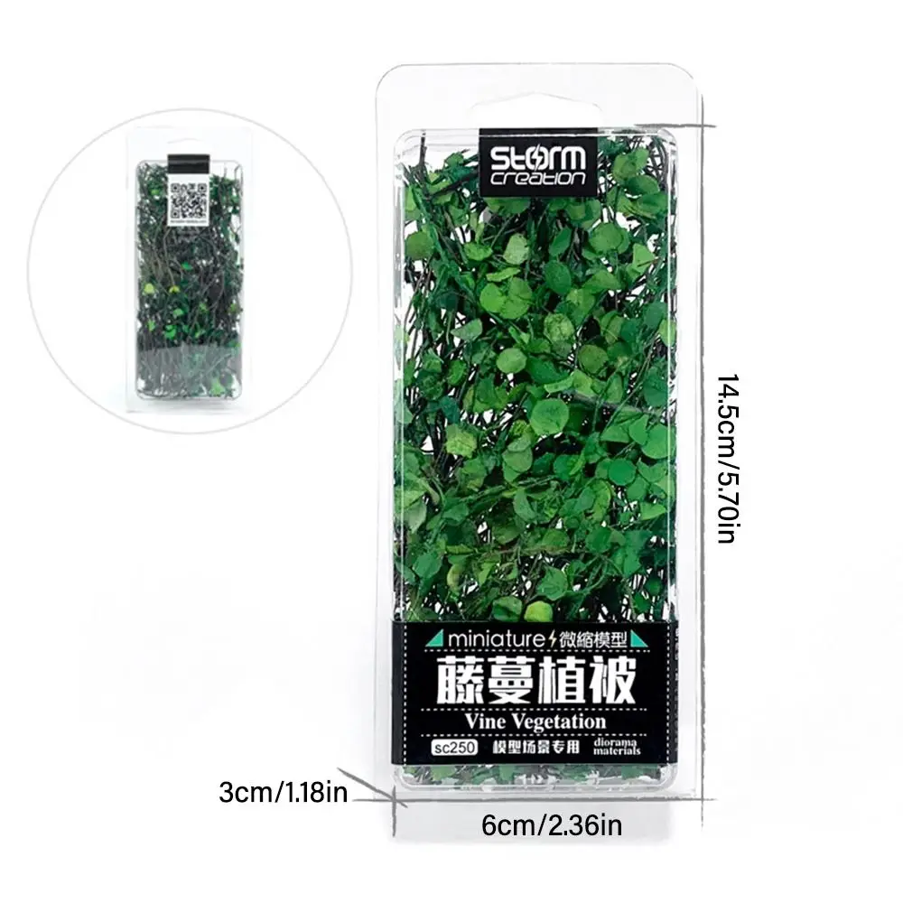 Railway Scenery Sand Table Vegetation Miniature Plant Creepers Micro Landscape Simulation Rattan Leaves Scene Model