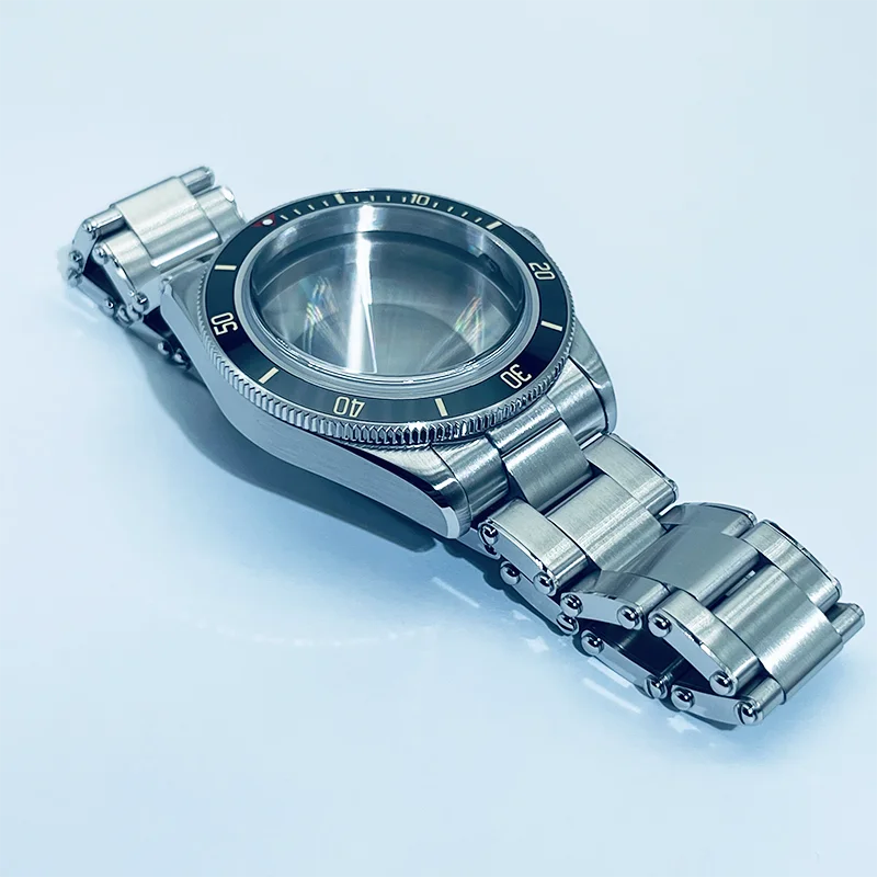 Watch Modify Parts 38.8mm Stainless Steel Black Bay BB58 Watch Case Sapphire Ceramic Bezel Suitable For NH35/36 Movement 20Bar