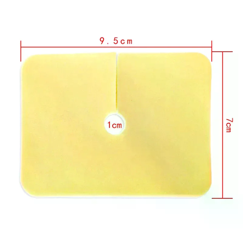 Comfortable Tracheal Ultra-soft Fixation Tracheotomy Tube Pad Gauze 1Pc