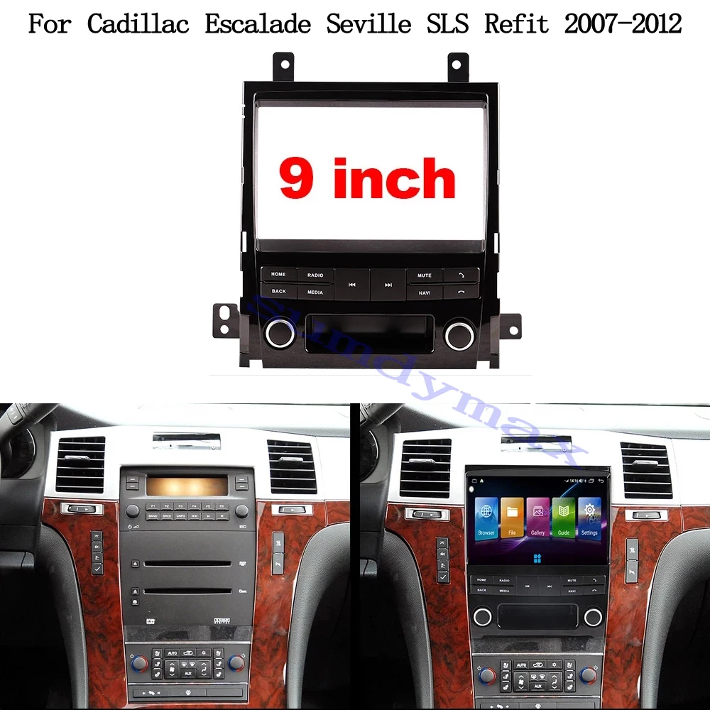 

9inch 2din big screen android Car radio Frame Adapter cable For Cadillac Seville SLS 2001-2012 car Radio Dask Kit Fascia