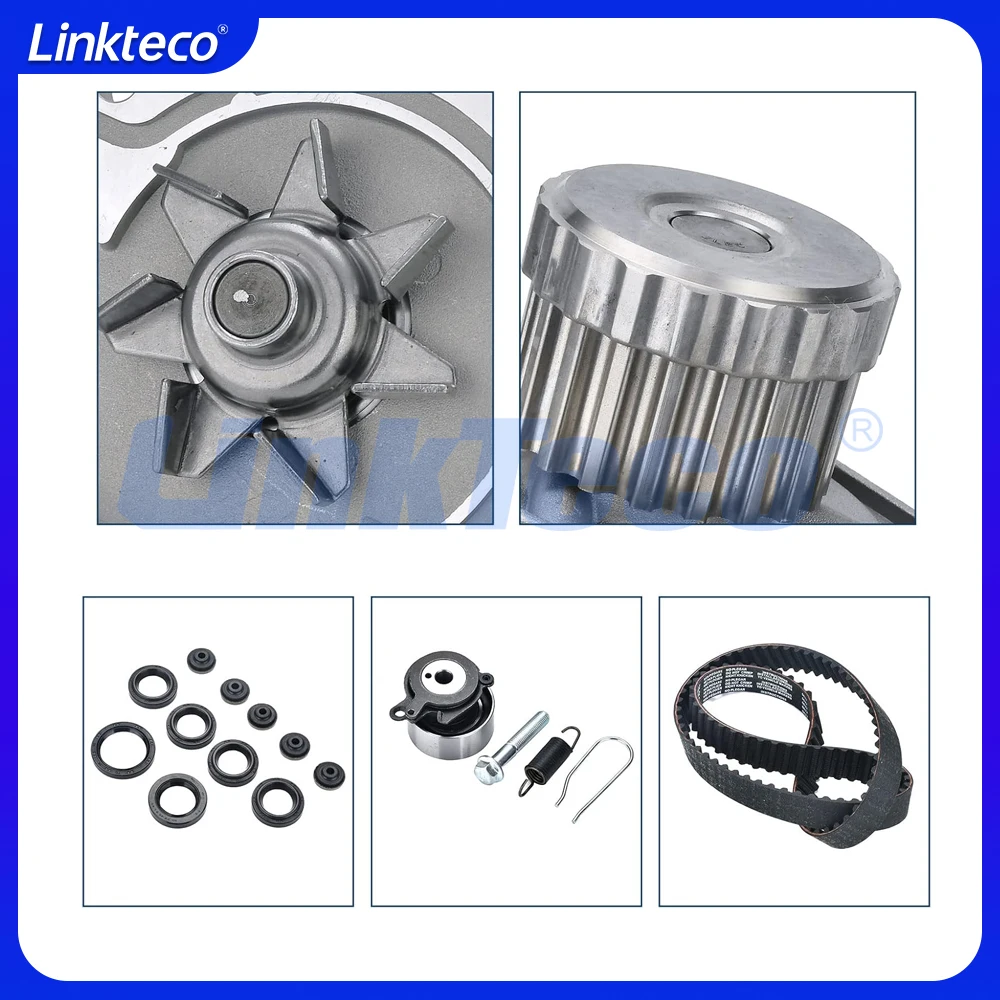 أجزاء المحرك طقم حزام التوقيت ومضخة المياه غطاء الصمام طوقا صالح 1.7 لتر L4 الغاز D17A1 ل 01-05 هوندا سيفيك DX EX HX GX LX 1.7L #5