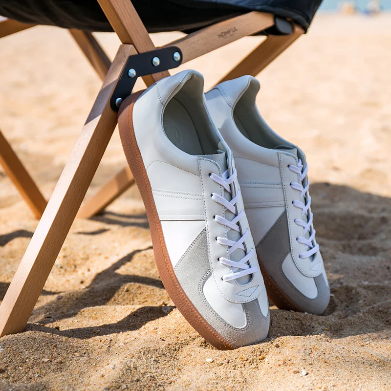 

Кожаные кроссовки GAT To Retro ex Casual oes Удобные дышащие износостойкие резиновые подошвы на плоском каблуке Всесезонные