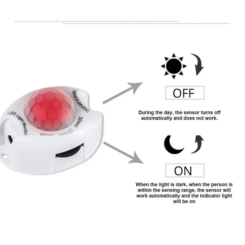 Motion Sensor DC 5V 12V Light Switch Movement Detector Activated Timer Automatic PIR Motion Sensor LED Strip Light Module Tape