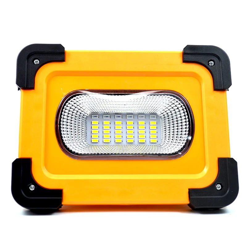 500W Portable Solar Panel Spotlight Super Bright Led Work Light USB Rechargeable for Outdoor Camping Lamp Led Flashlight LT002