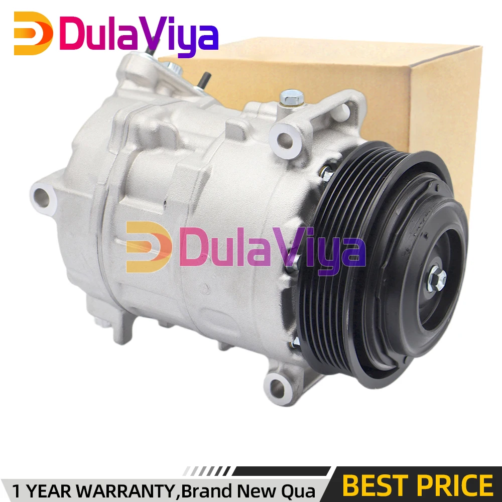 جديد 7SBH17C ضاغط التيار المتردد 6PK لسيارة جيب شيروكي KL 2014-22 كرايسلر 200 2015-2017 68103198AA 68103198AB 68103198AC #3